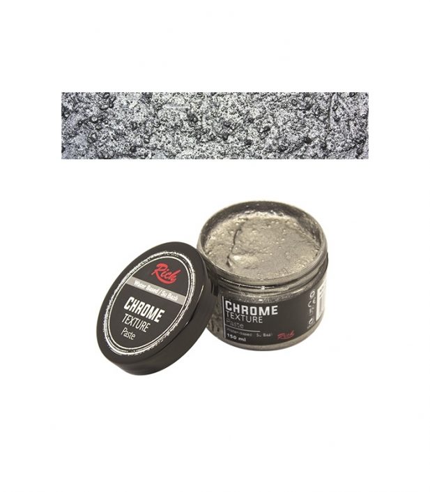 Rich Chrome Texture Pasta 150cc 9216 ANTİK GÜMÜŞ Atölye Smile