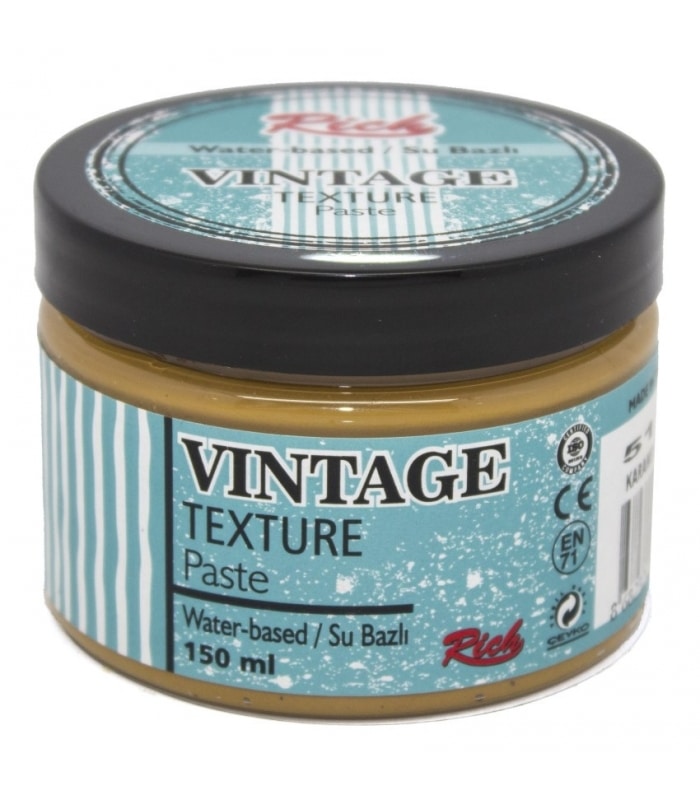 Rich Vintage Texture Pasta 150cc 5114 KARAMEL Atölye Smile